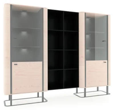 Immagine prodotto di Scaffale Scaffale Portaoggetti Armadio a muro Armadio per archiviazione Ufficio Ufficio Nuovo Grande N