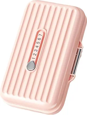 Produktbild von Pillendose fš¹r Unterwegs Tablettenbox 7 tage fš¹r unterwegs£šPink£©Reise Pillenbox£¬Pill Organizer Travel Fš¹r Reise und T?gliches Gebrauch usw