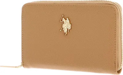 Produktbild von U.S. POLO ASSN. Geldbörse Jones Zip Wallet Biscuit hellbraun