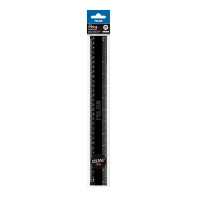 Zdjęcie produktu dla Linijka elastyczna MILAN SHADOW 30 cm, czarna