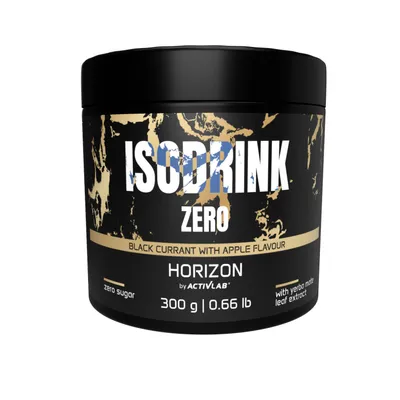 Obrázek produktu pro ISODRINK ZERO elektrolyty s vitamíny bez cukru a kalorií příchuť černý rybíz s jablkem HORIZON Activlab