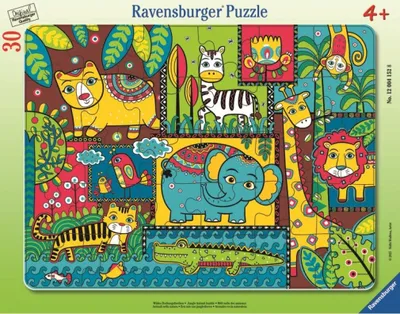 Produktbild von RAVENSBURGER Puzzle Kotze im Dschungel 30 dlc