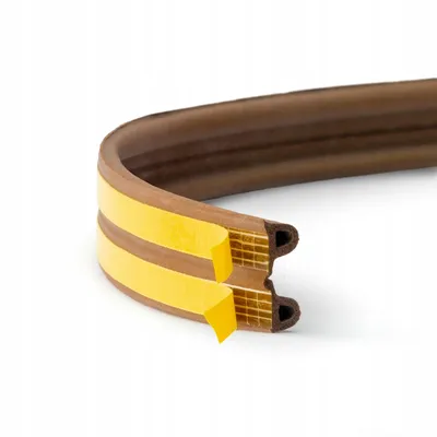 Produktbild von 20m GUMMIDICHTUNG P-Profil BRAUN 9mm selbstklebend Fensterdichtung Türdichtung Gummi Dichtung Dichtungsband Profildichtung