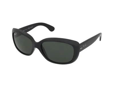 Produktbild von Ray-Ban JACKIE OHH, Erwachsener, Uni, Rechteckig, Schwarz, Polarisierte Linse, Nylon