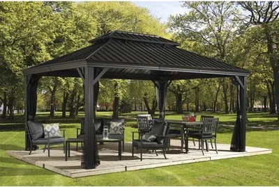 Zdjęcie produktu dla Sojag Gazebo Messina 12x16 Wymiary 363x483x307 cm