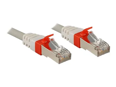 Produktbild von LINDY Patchkabel Cat6(A) SSTP / S/FTP PIMF grau 5.00m 10Gbit