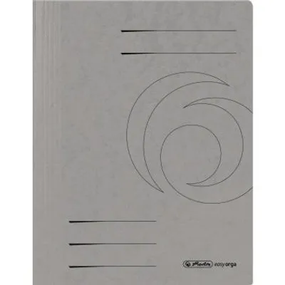 Zdjęcie produktu dla herlitz 11159704 herlitz Schnellhefter Quality Karton grau DIN A4