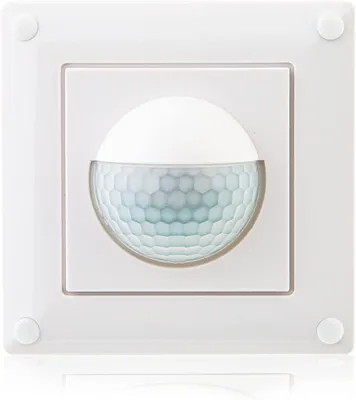 Produktbild von Bewegungsmelder PIR Infrarot Bewegungssensor 190° mit Schalter Innen und Außenbereich 500W Schaltleistung 230V IP65 10m Weiß Anschraubbar