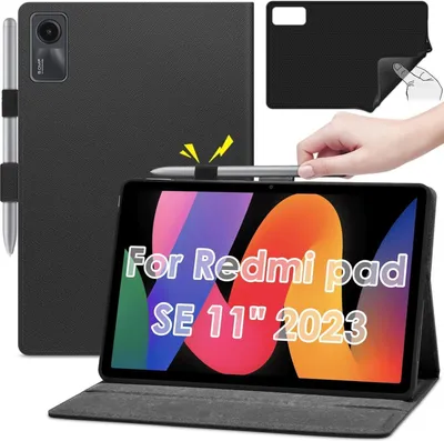 Produktbild von Schutzhülle Xiaomi Redmi Pad SE 11 Zoll 2023 Schwarz Leder Case