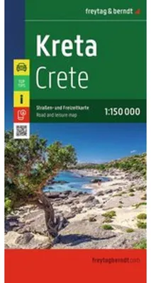 Image de Crète, carte routière et de loisirs 1:150.000, freytag & berndt