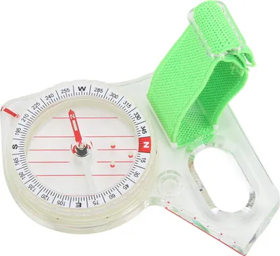 Image de Boussole d'orientation, boussole de pouce avec points lumineux & échelle claire, pour l'aventure, le camping, la randonnée