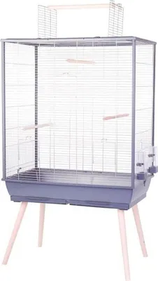 Immagine prodotto di Gabbia per uccelli, Zolux Néolife, 81 x 48 x 152 cm, per parrocchetti, calopsiti, canarini, grigi
