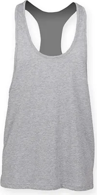Image de SF Men SF236 | Gilet de musculation homme / Coupe longue - Couleur : Heather Grey - Taille : XXL
