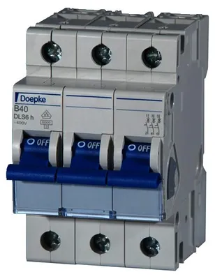 Zdjęcie produktu dla Doepke 09914113, Miniaturowy wyłącznik, Typu B, 6000 A, IP20, 250 - 400 V