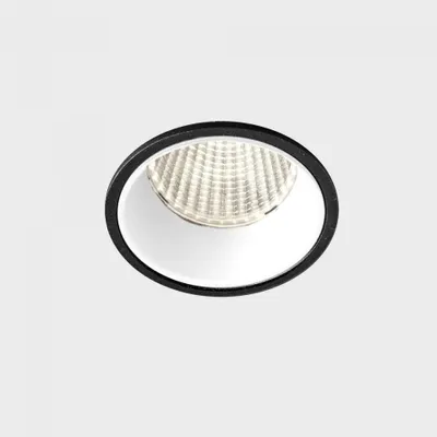 Produktbild von KOHL LIGHTING VERSUS Einbauleuchte mit Rahmendurchmesser 73 mm, schwarz-weiß, 38°, 10 W, CRI 80, 4000 K, DALI