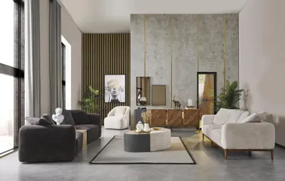 Zdjęcie produktu dla Stolik kawowy meble luksusowe drewno nowoczesny nowy salon design nowy brązowy