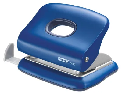 Immagine prodotto di Rapid® 23256401 Punzone da ufficio FC20, plastica/metallo, 20 fogli, blu