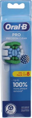 Produktbild von ORAL-B - Ersatzbürstenköpfe Oral-B  Precision Clean Refill XF 8CT - 8006540894002