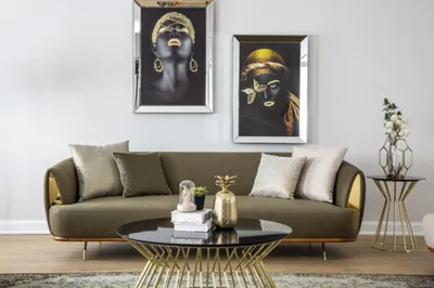 Immagine prodotto di Divano a 3 posti in tessuto soggiorno design moderno divani imbottiti