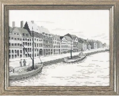 Immagine prodotto di Permin ricamo a punto croce "Nyhavn", schema contato, 25x32 cm, 70-5131