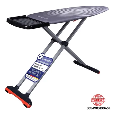 Produktbild von Bügelbrett 46x127 cm, höhenverstellbar, rutschfest, für Dampfbügelstation, Ironing Board