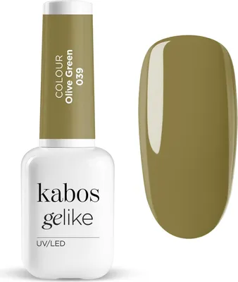 Produktbild von Kabos UV Nagellack Hybrid Gelike 039 Olive Green 8ml