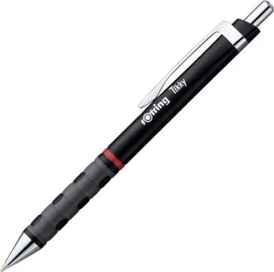 Produktbild von rotring Druckkugelschreiber Tikky schwarz
