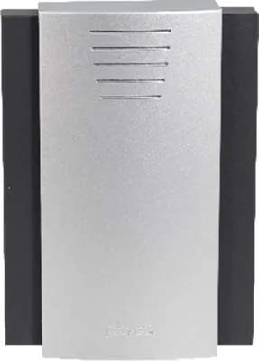 Zdjęcie produktu dla Zamel Gong LARGO 230V 85dB IP20 czarno-srebrny - GNS-208-CZN