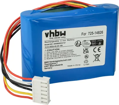 Produktbild von vhbw Akku Ersatz für Robomow 725-18426, 753-11203, 753-11204, 725-14826, 725-14827 für Rasenroboter (2600mAh 18,5V Li-Ion)