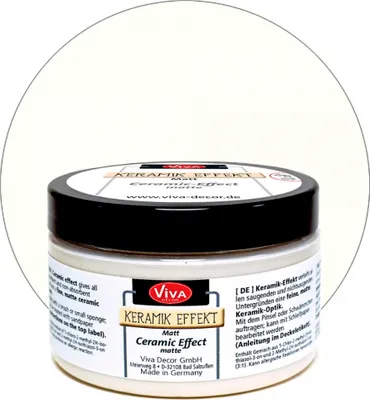 Produktbild von Viva Decor Keramik-Effekt, 150ml, Altweiß