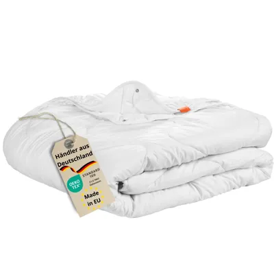 Image de Couette 155 x 220 cm, couette 4 saisons, 100% microfibres, convient aux personnes allergiques, sleepling Basic 100