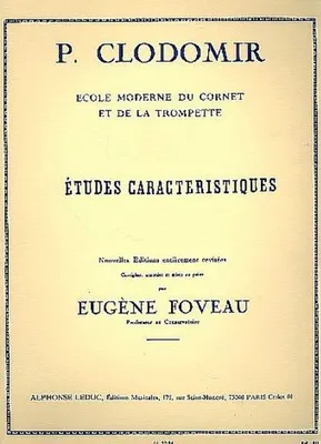 Produktbild von 12 Etudes caractéristiquespour cornet ou trompette
