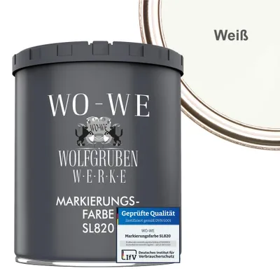 Produktbild von Markierungsfarbe Fahrbahnmarkierung Strassenmarkierungsfarbe SL820 WEISS - 750ml