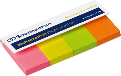 Produktbild von Haftstreifen Page Marker 5788 20x50mm f. sortiert 200 Blatt Packung mit 90 Stück