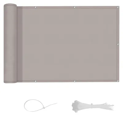 Immagine prodotto di Tenda da balcone resistente alle intemperie, 70 x 300 cm, in poliestere, ideale come protezione dal vento per il balcone