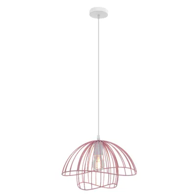 Produktbild von Olucia - JOLIEN - Pendelleuchte - Rosa / Weiß