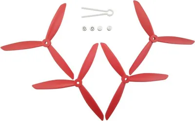 Obrázek produktu pro MJX Bugs 3 PRO B3 HS700 Brushless Quadcopter Upgrade Příslušenství Drone 3-Bladed Propeller červená