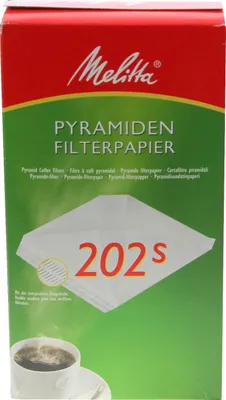 Zdjęcie produktu dla Melitta worek filtrujący do kawy 202S 145768 biały 100 szt./opak.