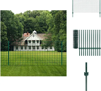 Obrázok produktu pre vidaXL Kovový plot oceľový 20 x 0,8 m zelený - Plotové panely