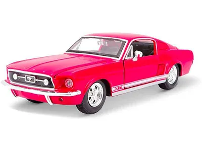 Obrázek produktu pro Maisto - 1967 Ford Mustang GT, červený, 1:24