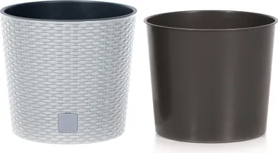 Immagine prodotto di Květináč RATO ROUND s vkladem 25 cm - barva: bílá