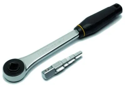 Obrázek produktu pro Sada stupňových klíčů Brinko s přepínací ráčnou, 86 mm, SW 9,5–17 mm, chromovaná, 1 ks.