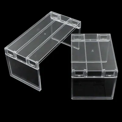 Stapelbares Kühlschrankregal transparent 2er-Set Organizer