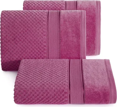 Zdjęcie produktu dla Eurofirany 477481, 50 x 90 cm, Bawełna, Różowy, 1 szt.