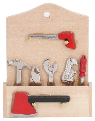 Image de Outils miniatures pour maison de poupées à l'échelle 1:12, outils pour les devoirs, maquettes, accessoires de décoration