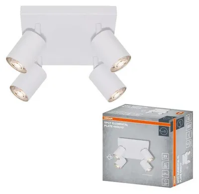 Zdjęcie produktu dla Ledowe Oświetlenie Spot Elemental White 4Xgu10 Plate White Ledvance