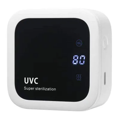 Produktbild von Zahnbürste Sanitizer, UV Zahnbürsten Desinfektionsmittel, Tragbarer Zahnbürstenhalter mit Timing-Funktionen, 1000mAh wiederaufladbare kabellose Wand