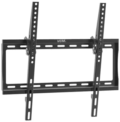 Produktbild von VCM Universal TV Wandhalterung 26-55 Zoll bis 25 kg | 10 Grad neigbar kippbar | VESA bis max. 400x400 | Halter Fernsehhalter mit Wasserwaage | Fernseh Halterung B-FN400