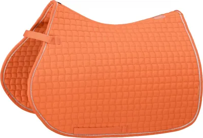 Produktbild von Eskadron Classic Sports Schabracke " Baumwolle " , fossil, silk purple, soft peach Form - Pony-Vielseitigkeit Farbe - soft peach