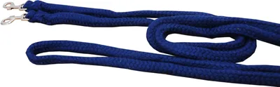 Produktbild von AMKA Longe- Doppellonge 16 Meter - Longierleine mit 2 Karabiner aus Baumwolle, Farbe:dunkelblau